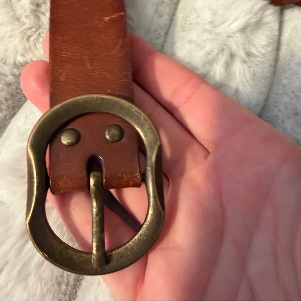 Vintage genuine leather belt.